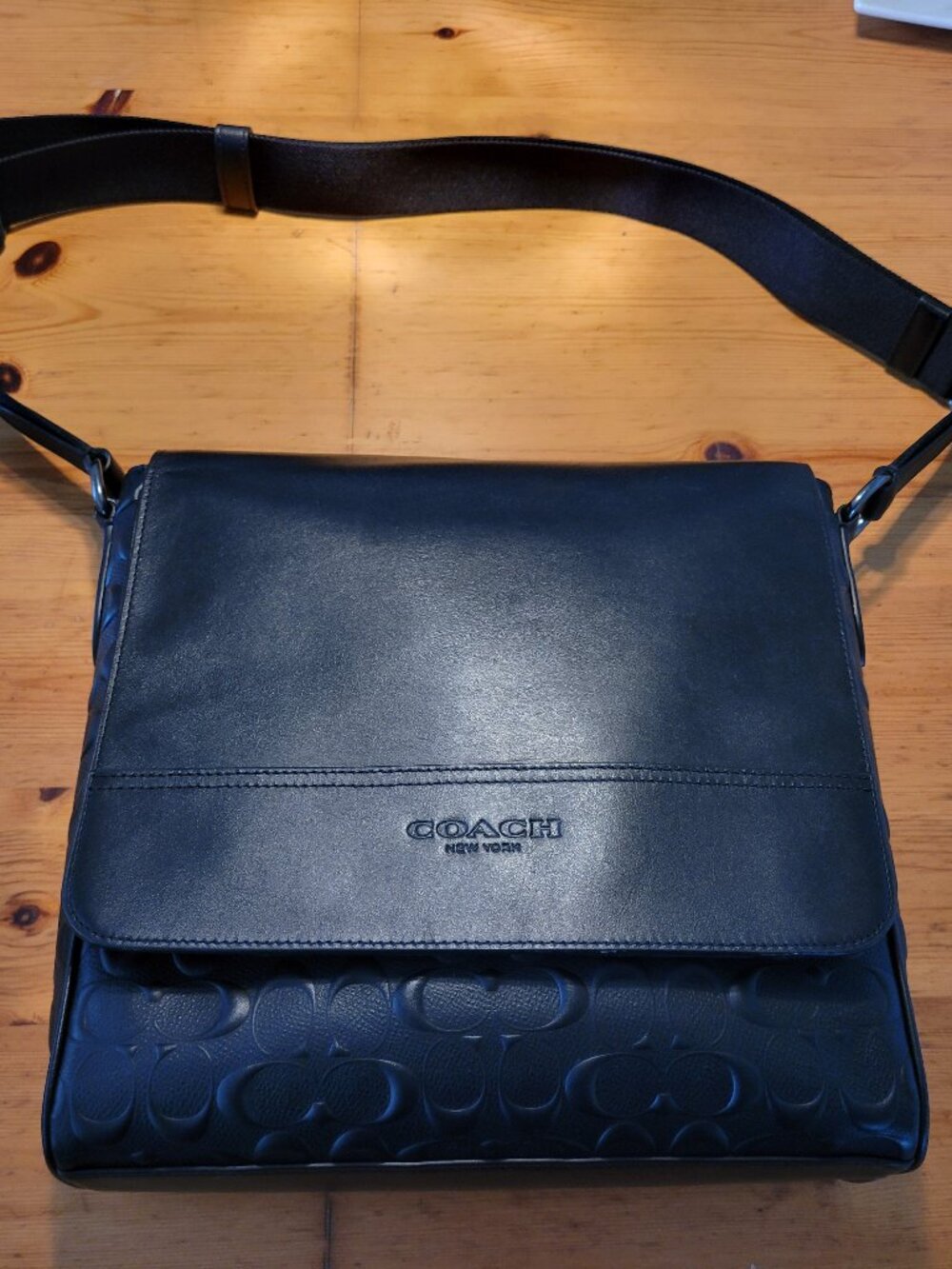Coach Houston Map Bag